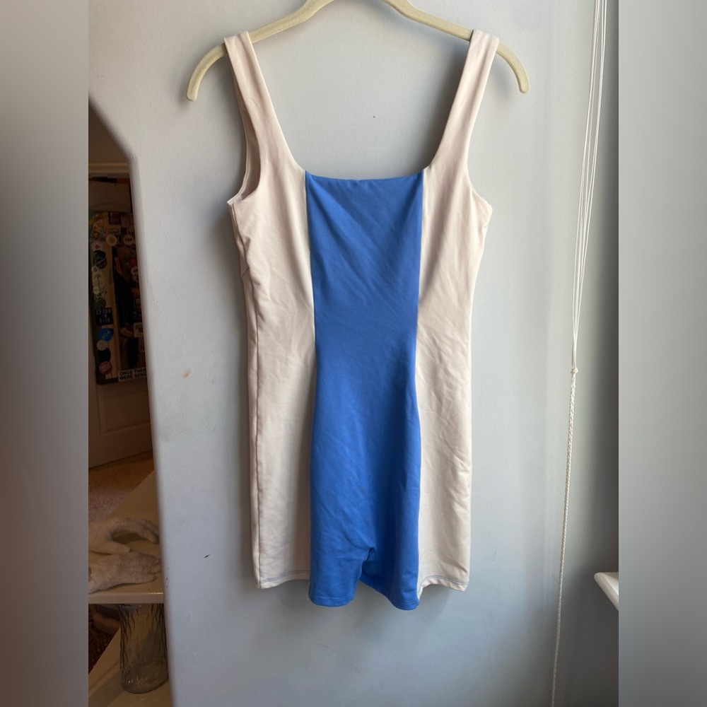 Reformation Blue and White Sleeveless Dress - Picture 2 of 3